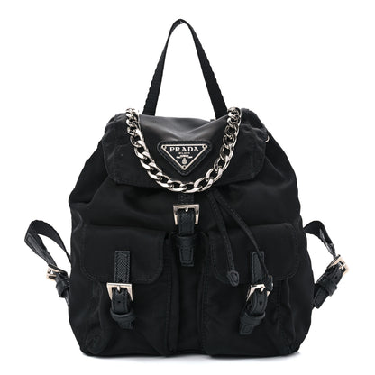 Prada Nylon Vela Mini Crossbody Backpack Black 1 of 10