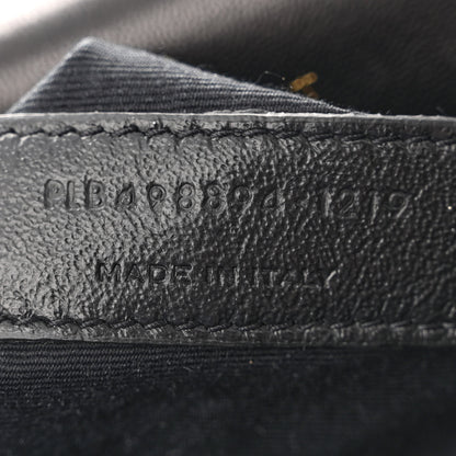 Saint Laurent Lambskin Matelasse Monogram Medium Niki Chain Satchel Black 7 of 11