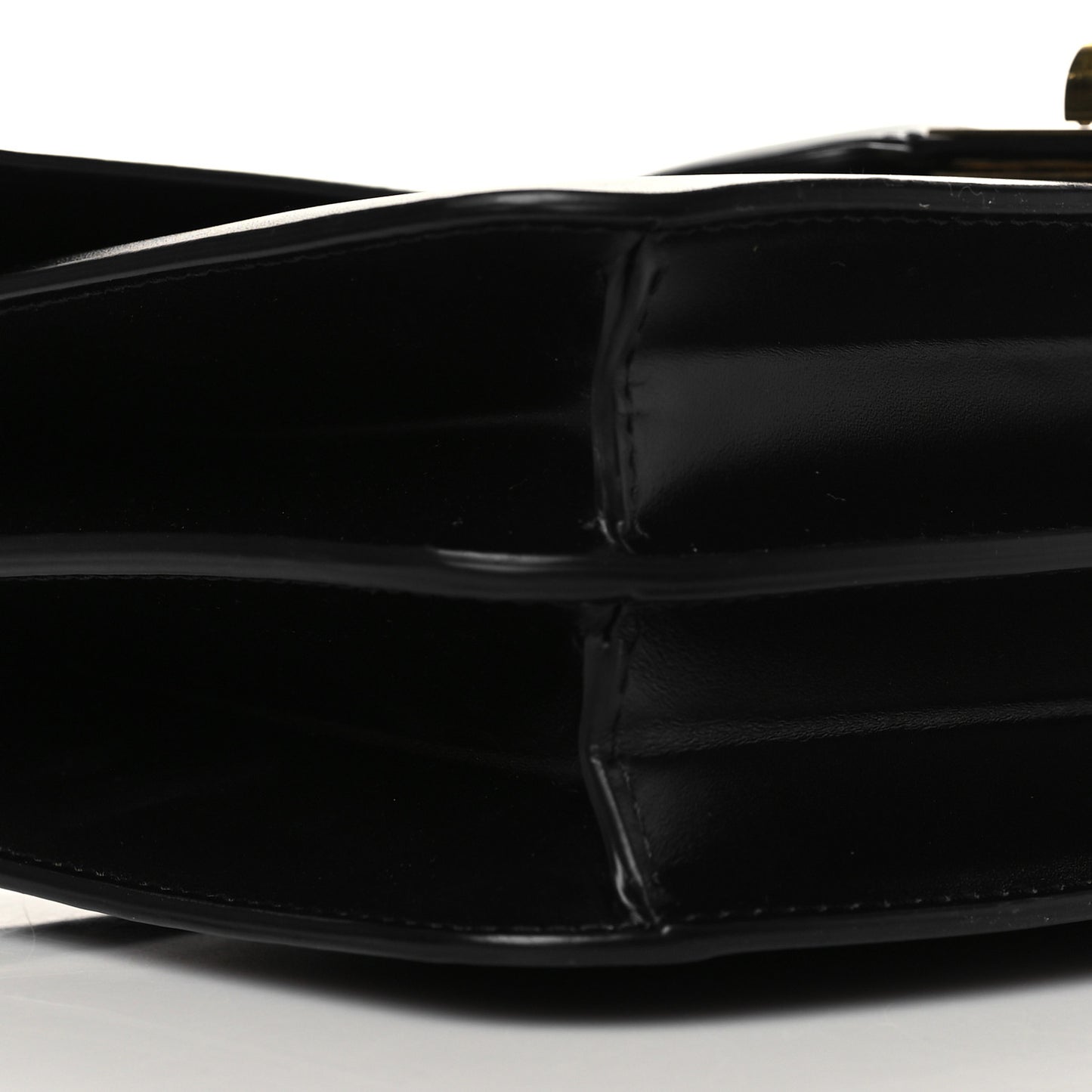 Satinated Calfskin 16 Chain Bag Black