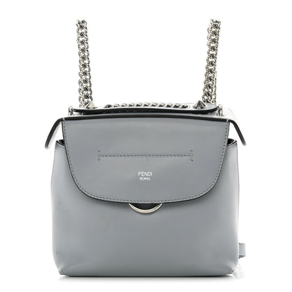 Fendi Vitello Century Opaco Mini Back to School Backpack Azzurro Polvere 1 of 17