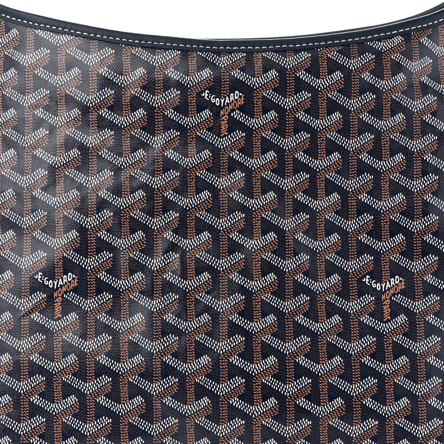 Goyardine Boheme Hobo Navy Blue