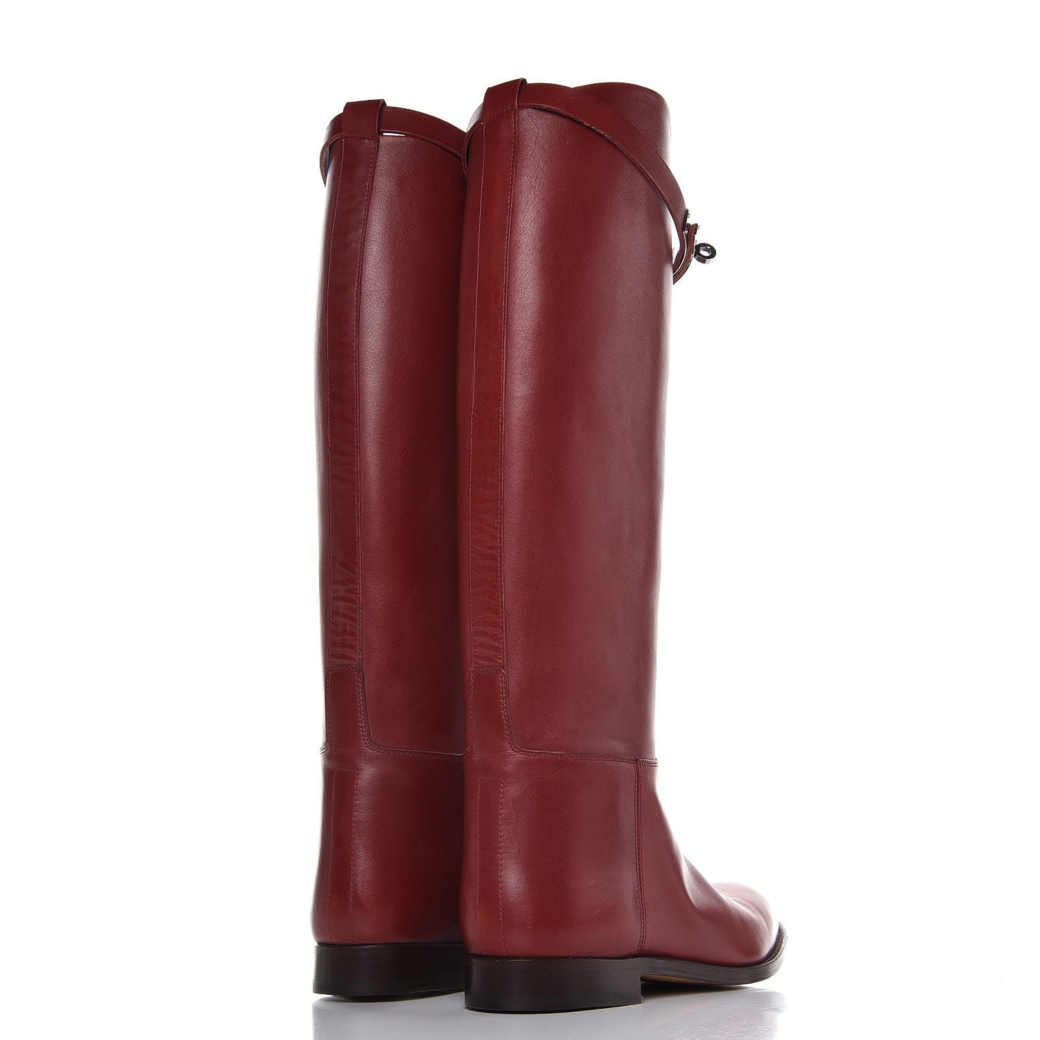 Hermes Swift Kelly Jumping Boots 37 Rouge H 39.5 Rouge H 4 of 10