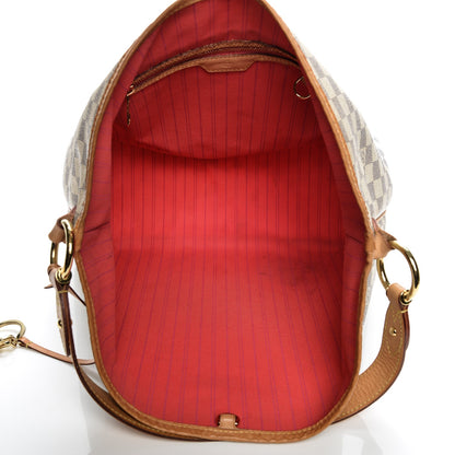 Louis Vuitton Damier Azur Delightful MM Pink 5 of 6