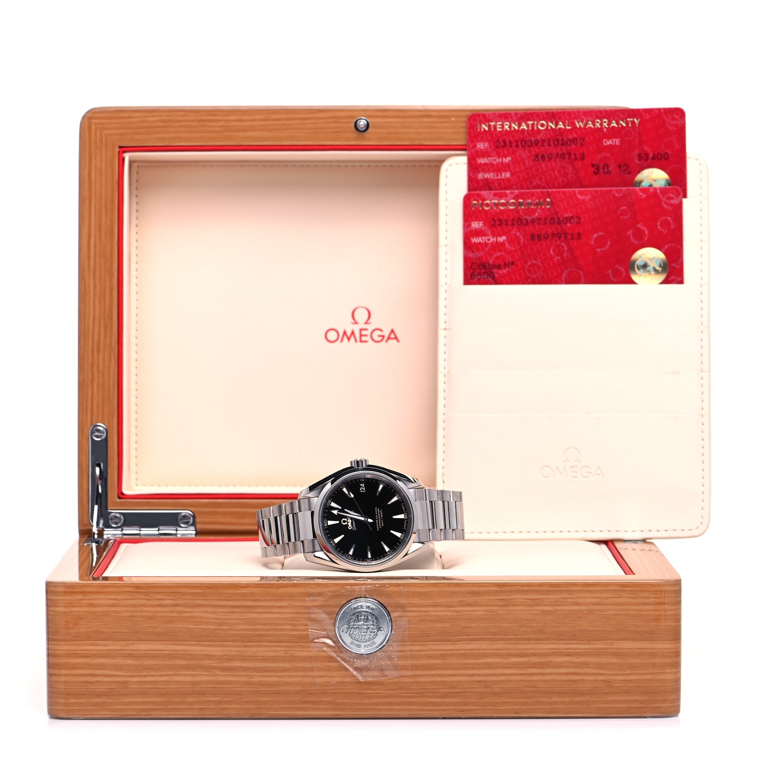Omega Stainless Steel 38mm Seamaster Aqua Terra Master Co-Axial Chronometer Automatic Watch Black 231.10.39.21.01.002 5 of 5