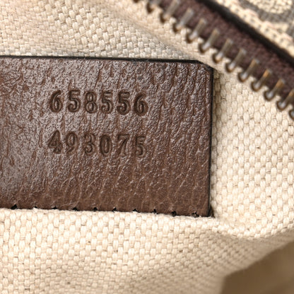 Gucci GG Supreme Monogram Mini Neo Vintage Double Zip Messenger Bag Beige New Acero Crop 7 of 10