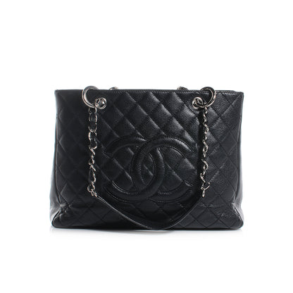 Chanel Caviar Grand Shopping Tote GST Black 1 of 7