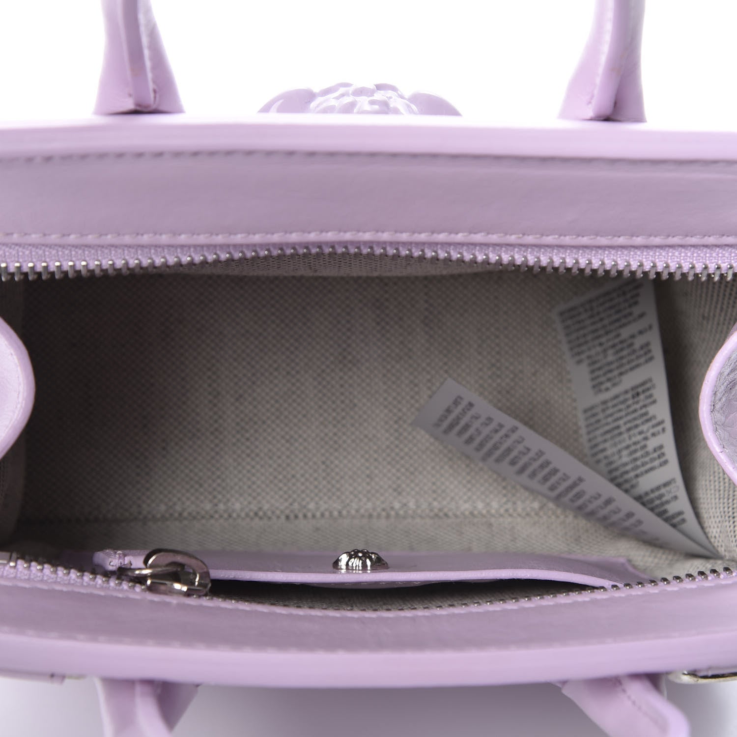 Versace Calfskin Small Palazzo Empire Bag Light Purple 4 of 9