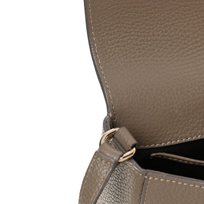 Jimmy Choo Pebbled Calfskin Studded Shoulder Bag Grey 11 of 13