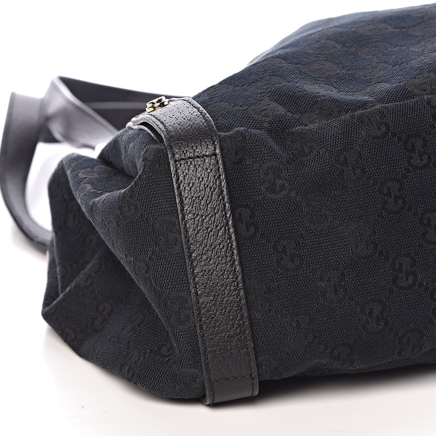 Gucci Monogram Medium Abbey Shoulder Bag Black 9 of 10