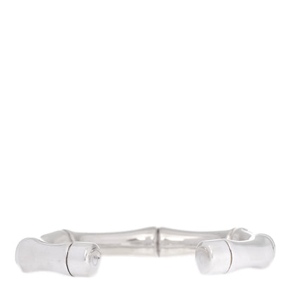 Gucci Sterling Silver Bamboo Cuff Bracelet 17 3 of 7