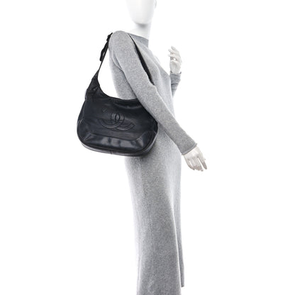 Chanel Calfskin CC Hobo Black 2 of 12