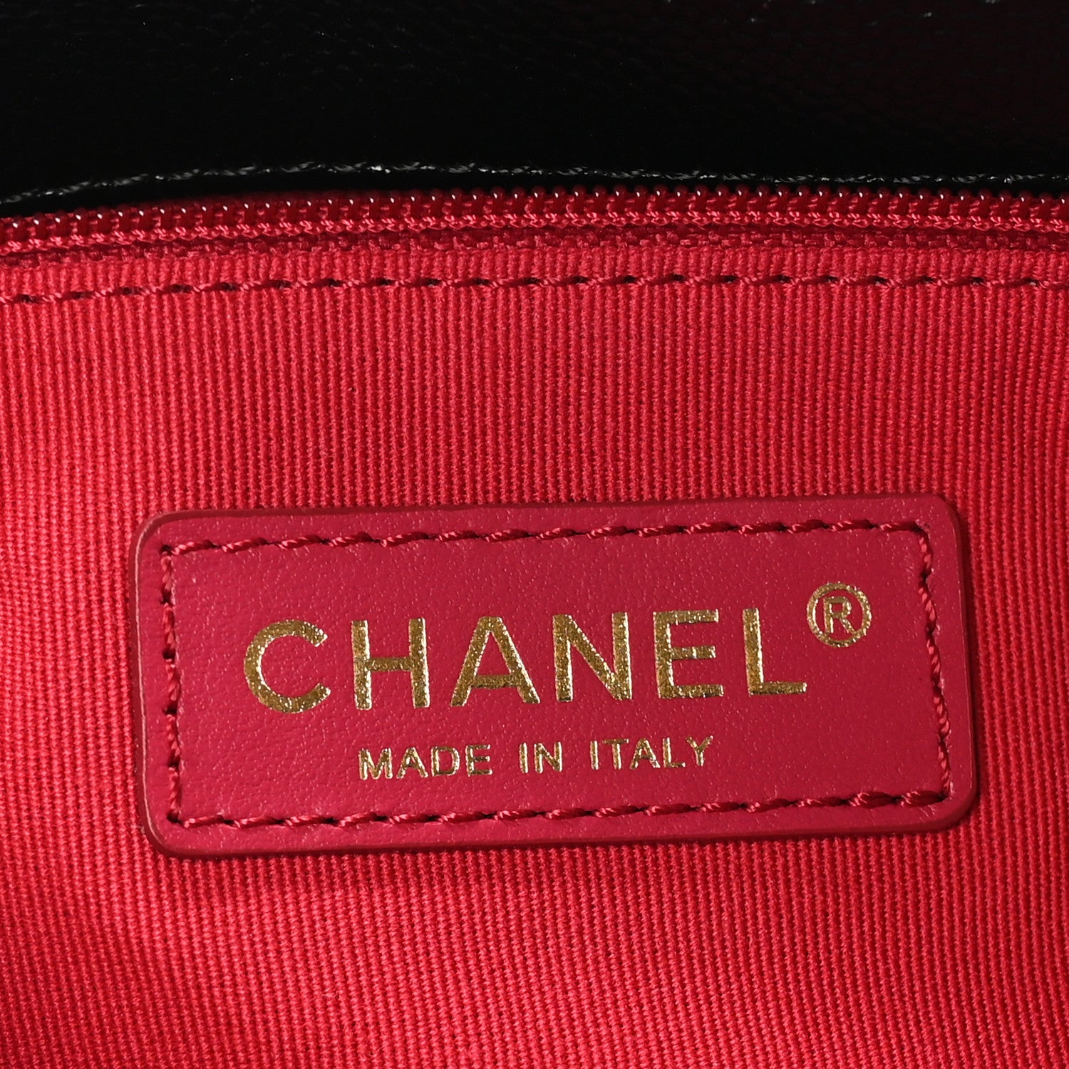 Chanel Shiny Caviar Quilted Large Chain Melody Flap Black 10 of 19
