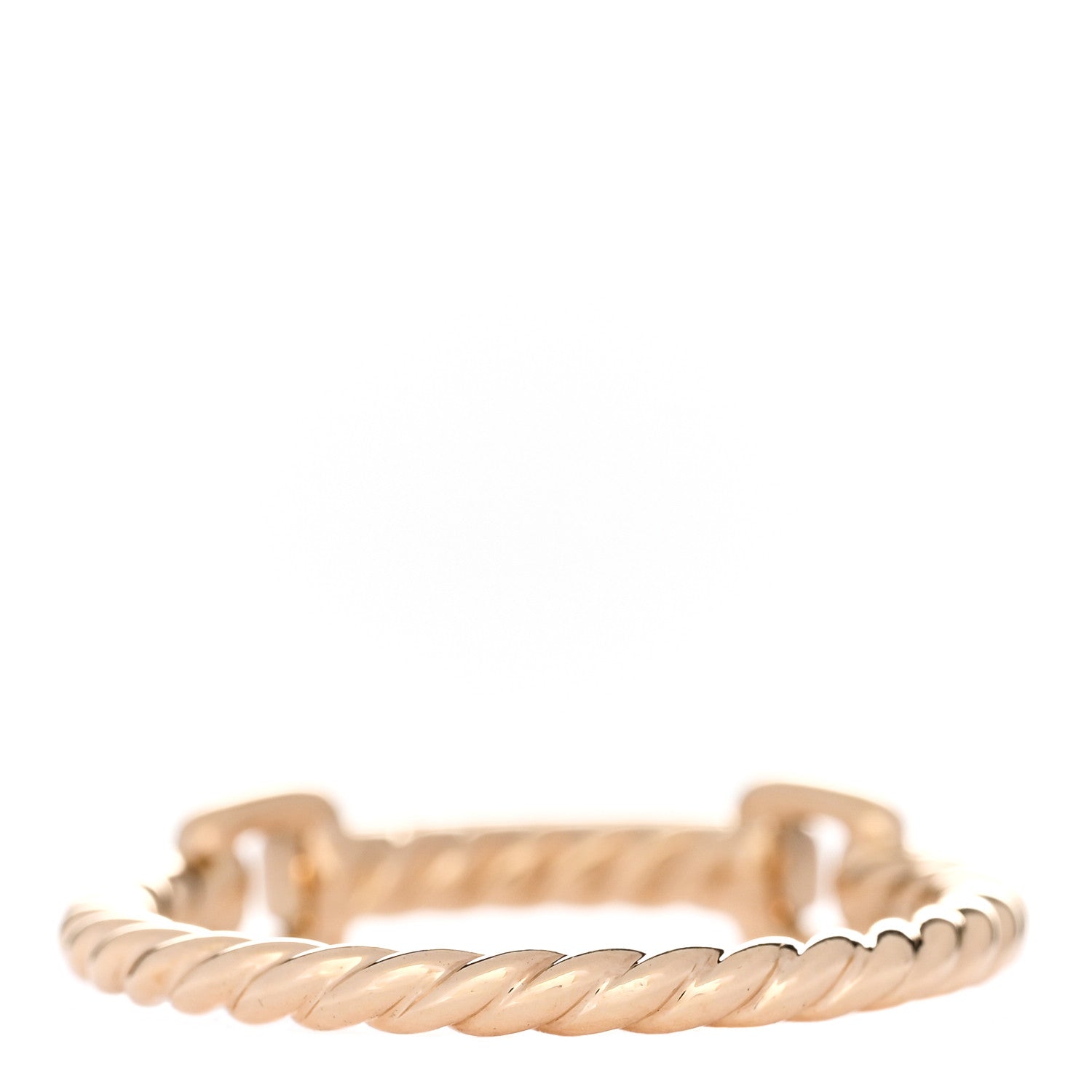 David Yurman 18K Yellow Gold Diamond Petite Pave Ring 57 8 3 of 4