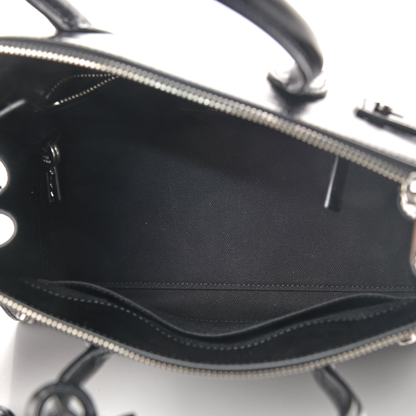 Glace Calfskin Baby Souple Sac De Jour Black