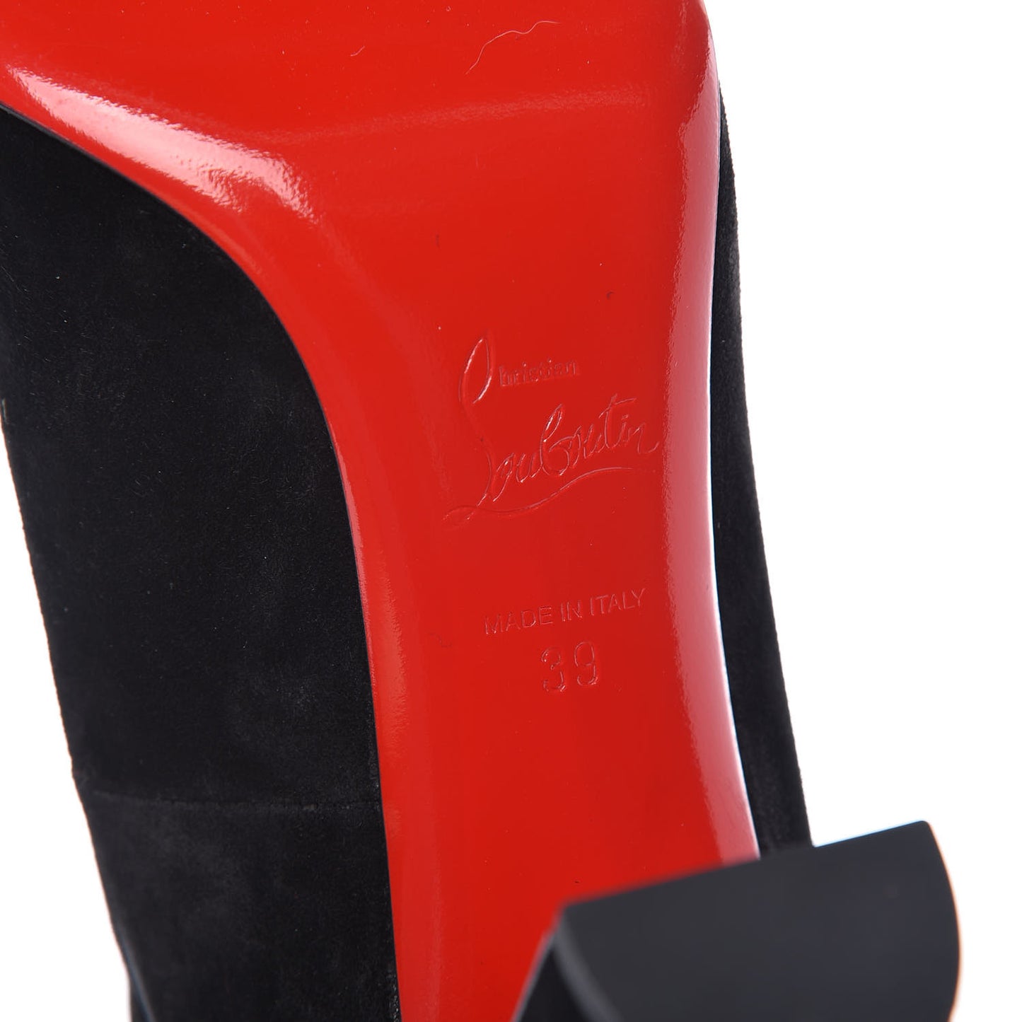 Veau Velours Stretch Gena 85 Bootie 39 Black
