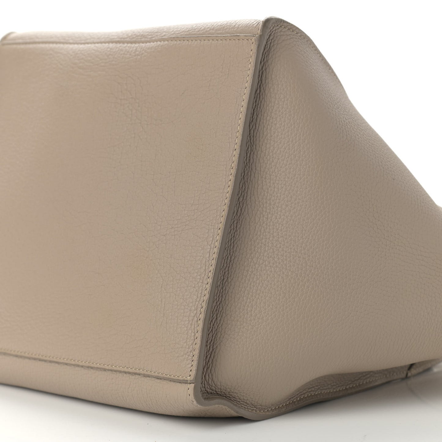 Supple Grained Calfskin Small Big Bag Light Taupe