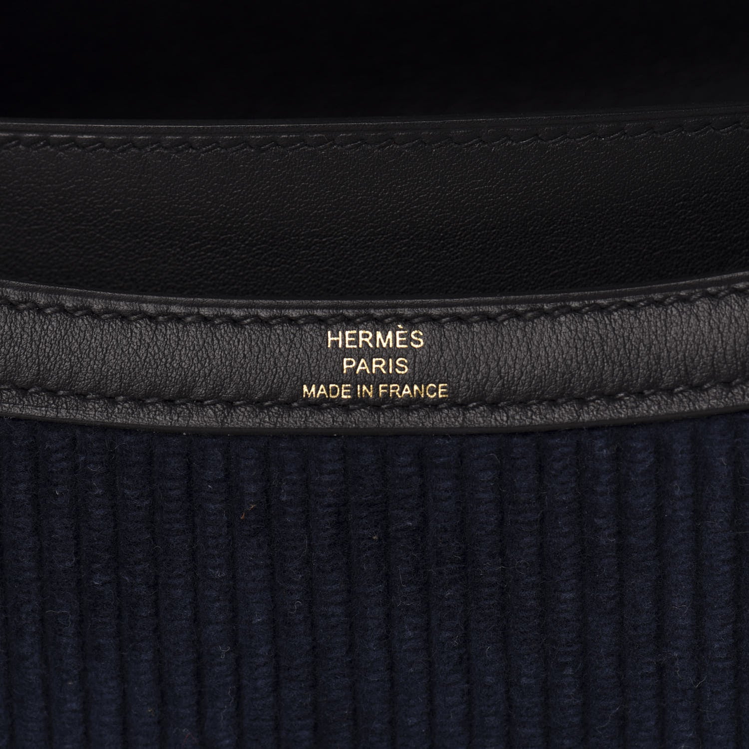 Hermes Velours Cotele Swift Constance 24 Black 6 of 21