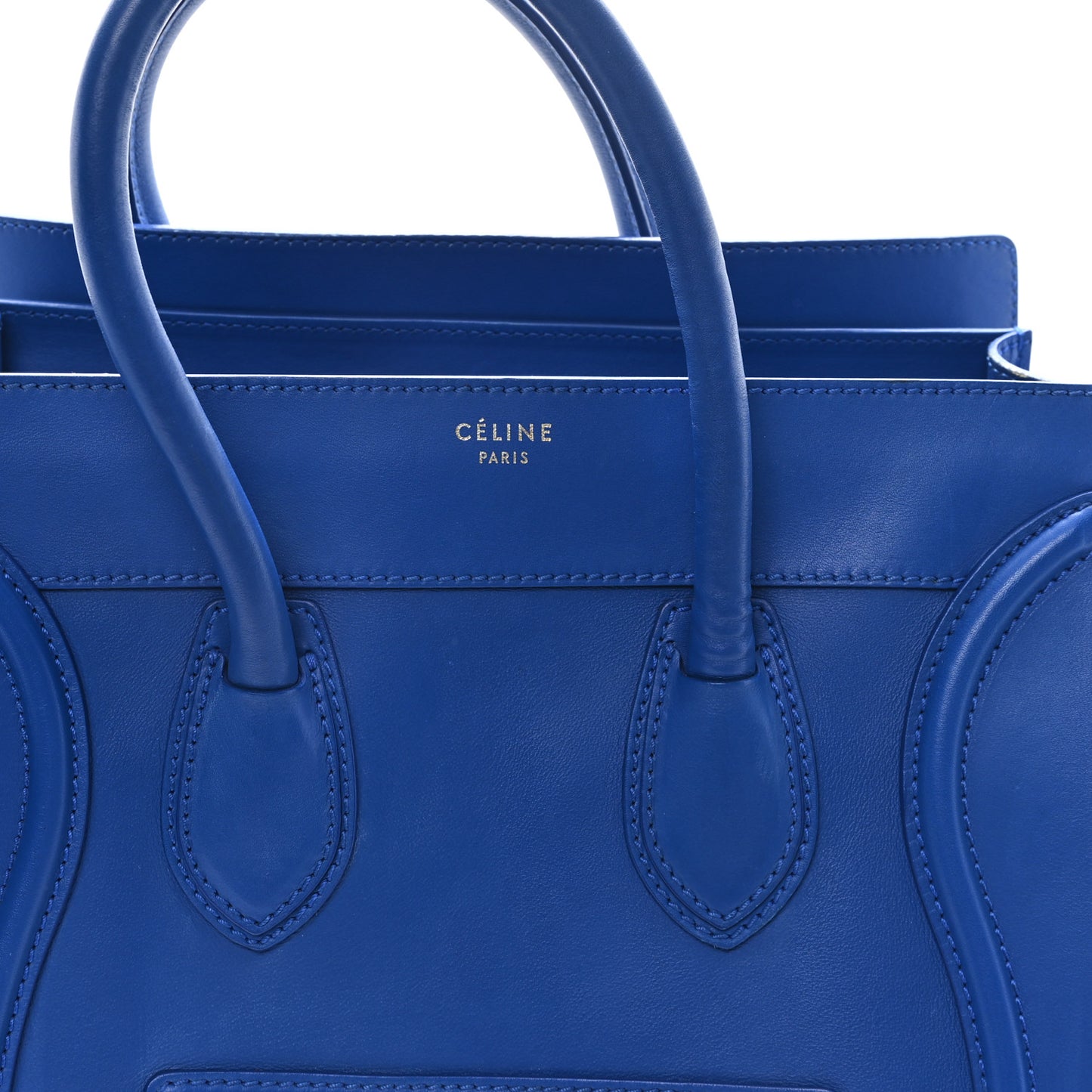 Smooth Calfskin Mini Luggage Royal Blue
