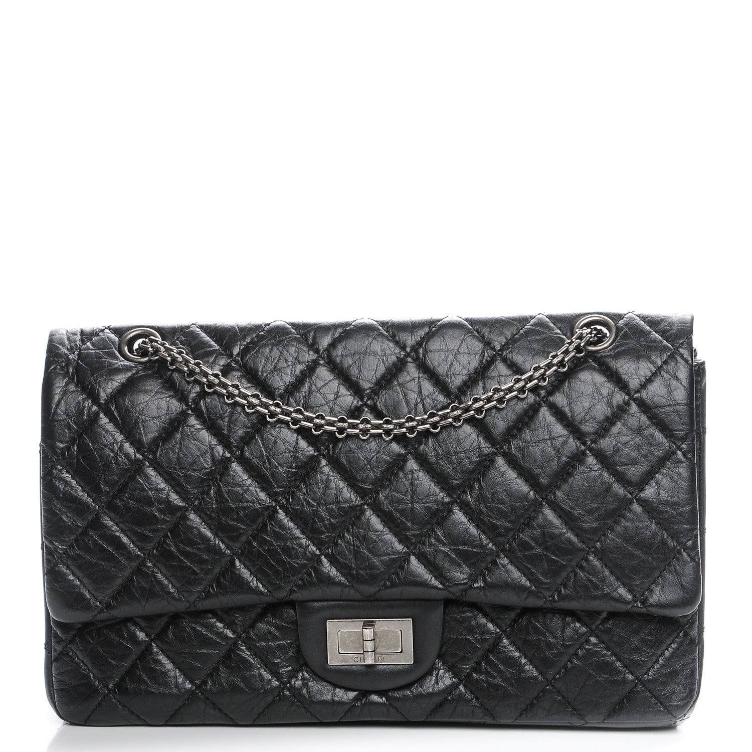 Chanel Aged Calfskin Quilted 2.55 Reissue 227 Flap Black 1 of 7