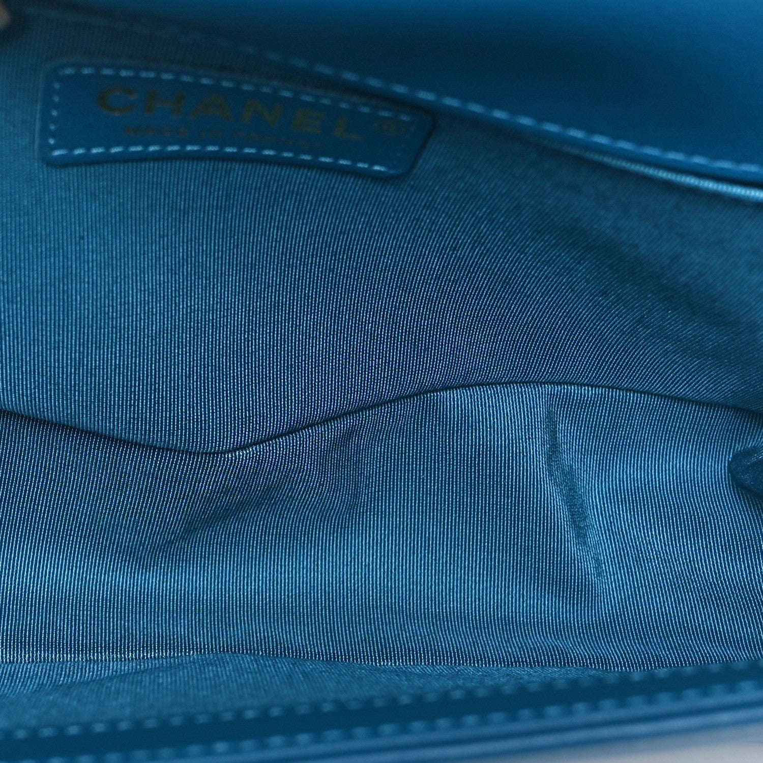 Chanel Lambskin Quilted Medium Boy Flap Blue 5 of 9