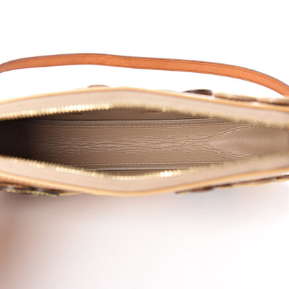 Louis Vuitton Vernis Lexington Fleurs Pochette Beige 7 of 15