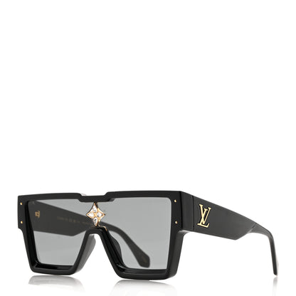 Louis Vuitton Acetate Swarovski Crystal Cyclone Sunglasses Z1578W Black 1 of 8