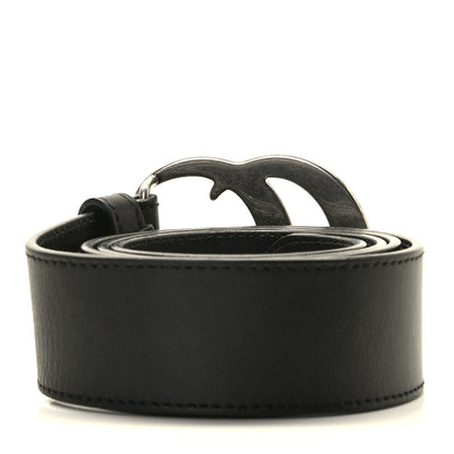 Gucci Moon Calfskin Nickel Double G 40mm Belt 85 34 Black 2 of 4