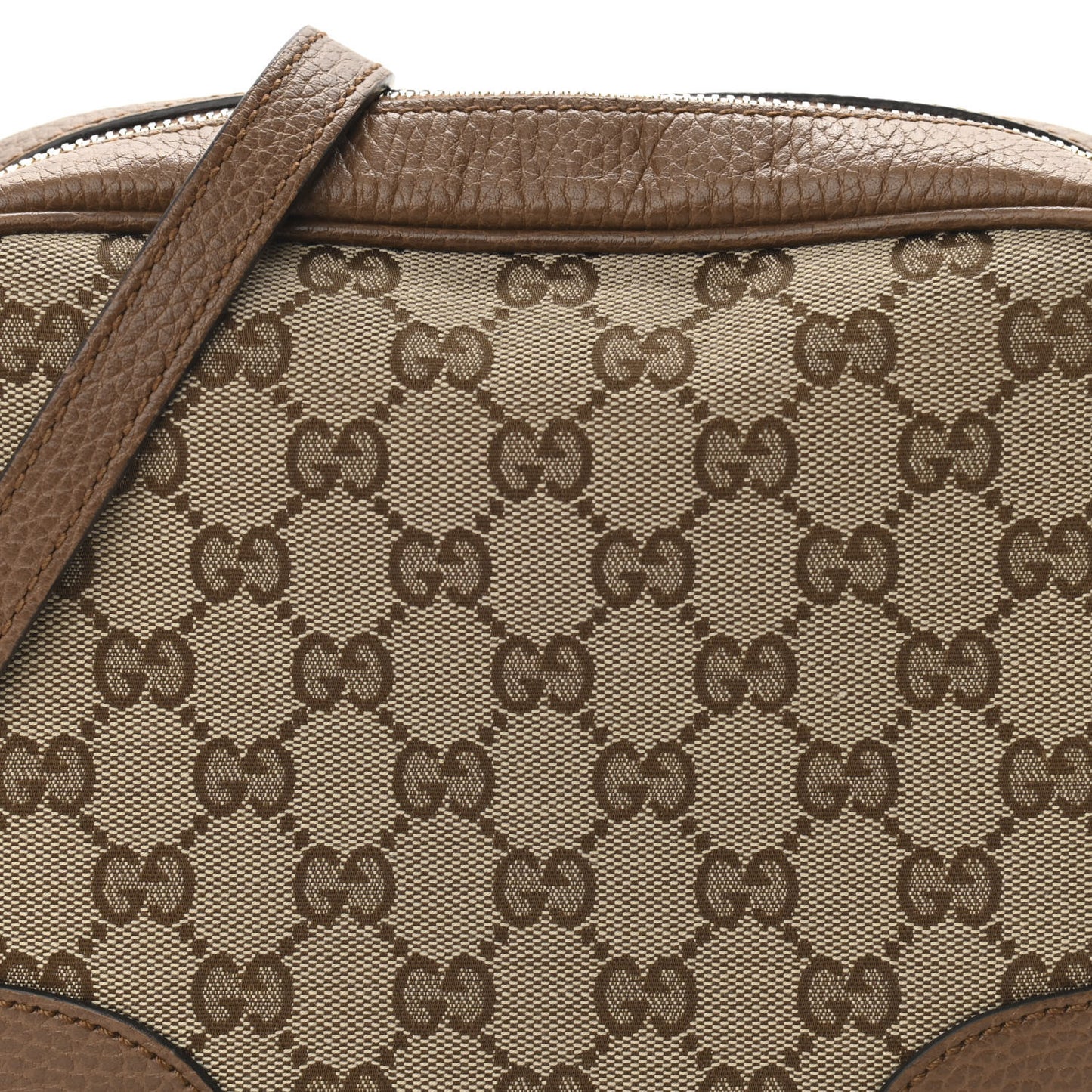 Monogram Mini Bree Messenger Bag Beige Tabacco
