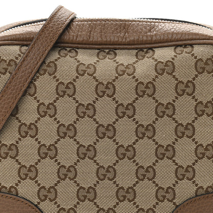 Gucci Monogram Mini Bree Messenger Bag Beige Tabacco 9 of 11