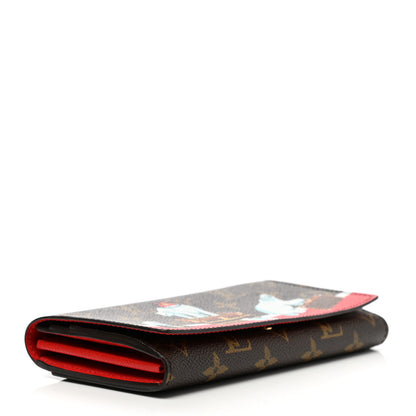 Louis Vuitton Monogram 2017 Christmas Animation Sarah Wallet 4 of 7