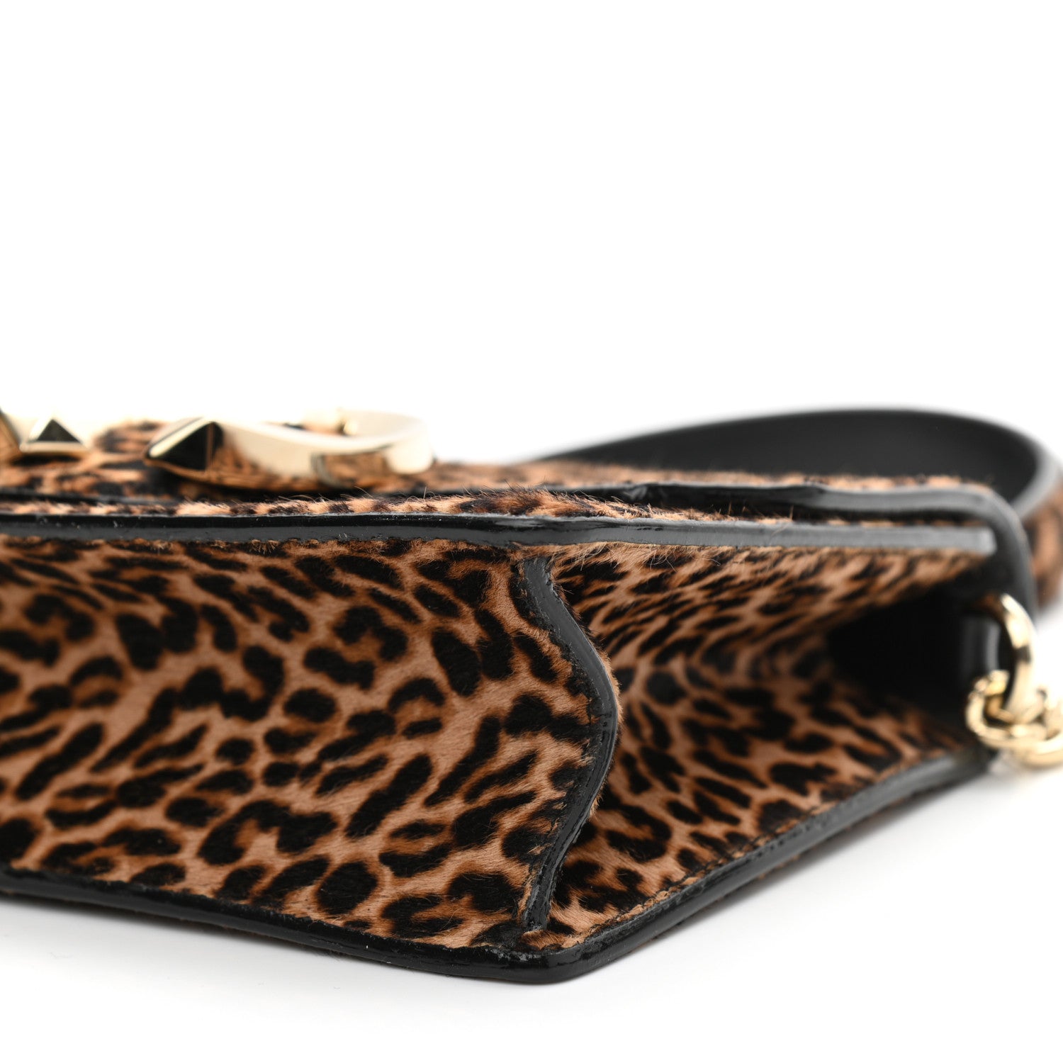 Jimmy Choo Pony Hair Leopard Print Madeline Shoulder Bag Natural Mix 7 of 7