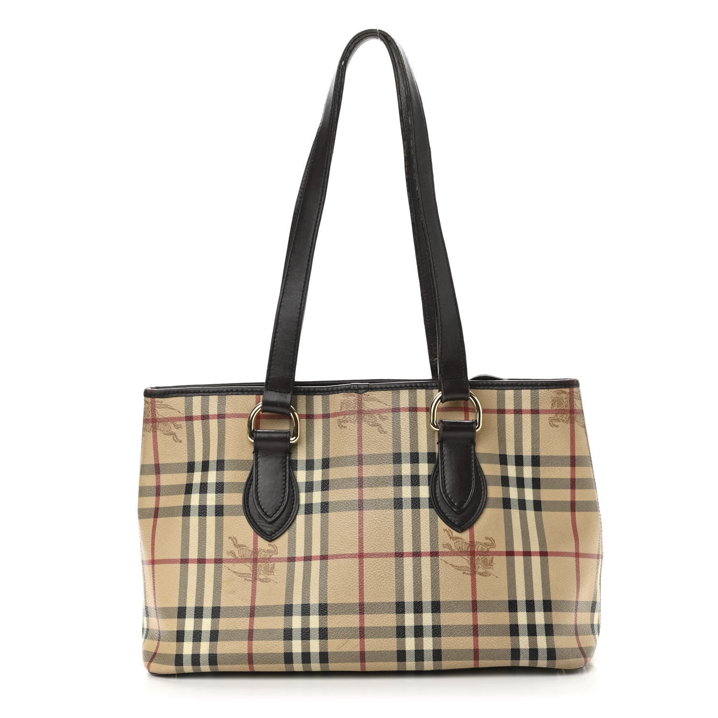 Haymarket Check Medium Regent Tote Chocolate