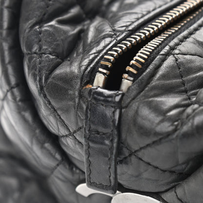 Chanel Distressed Lambskin Lady Braid Small Tote Black 8 of 11