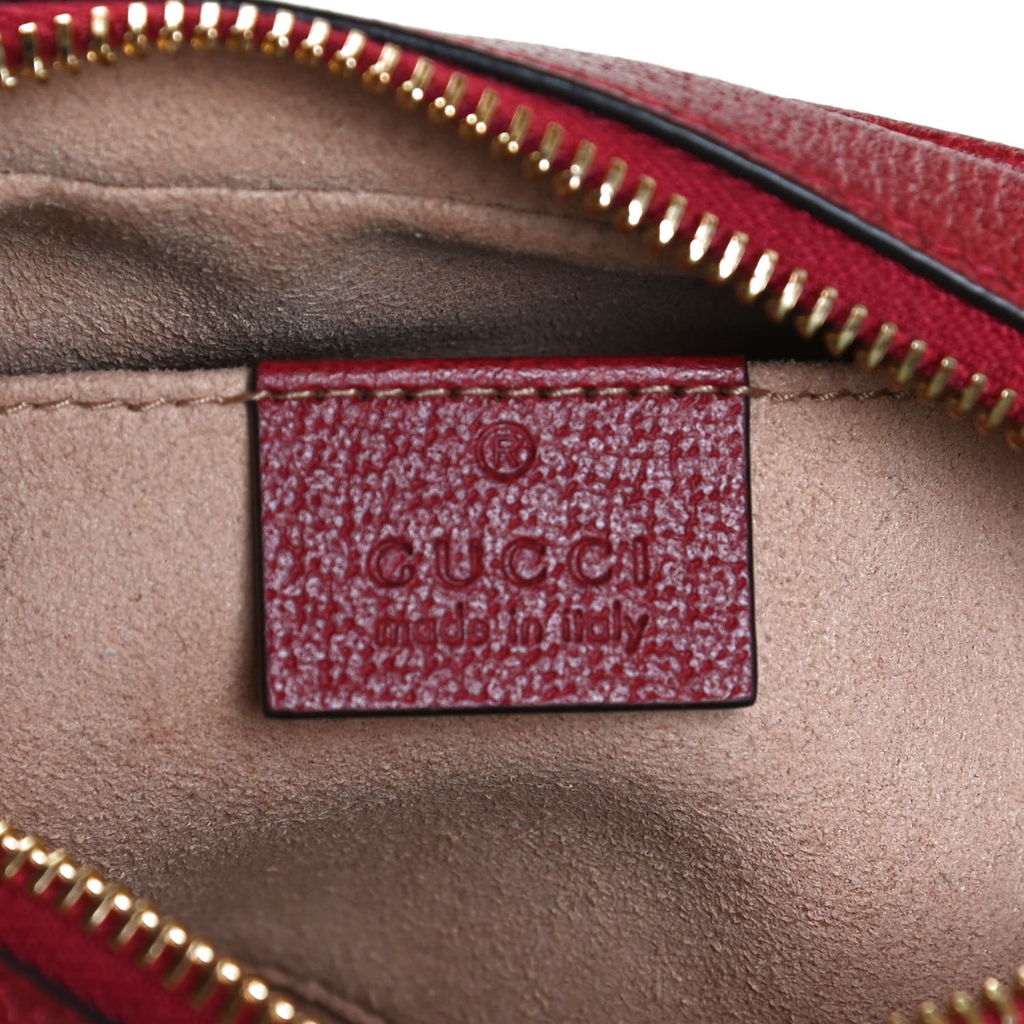GG Supreme Monogram Flora Web Mini Ophidia Shoulder Bag Red