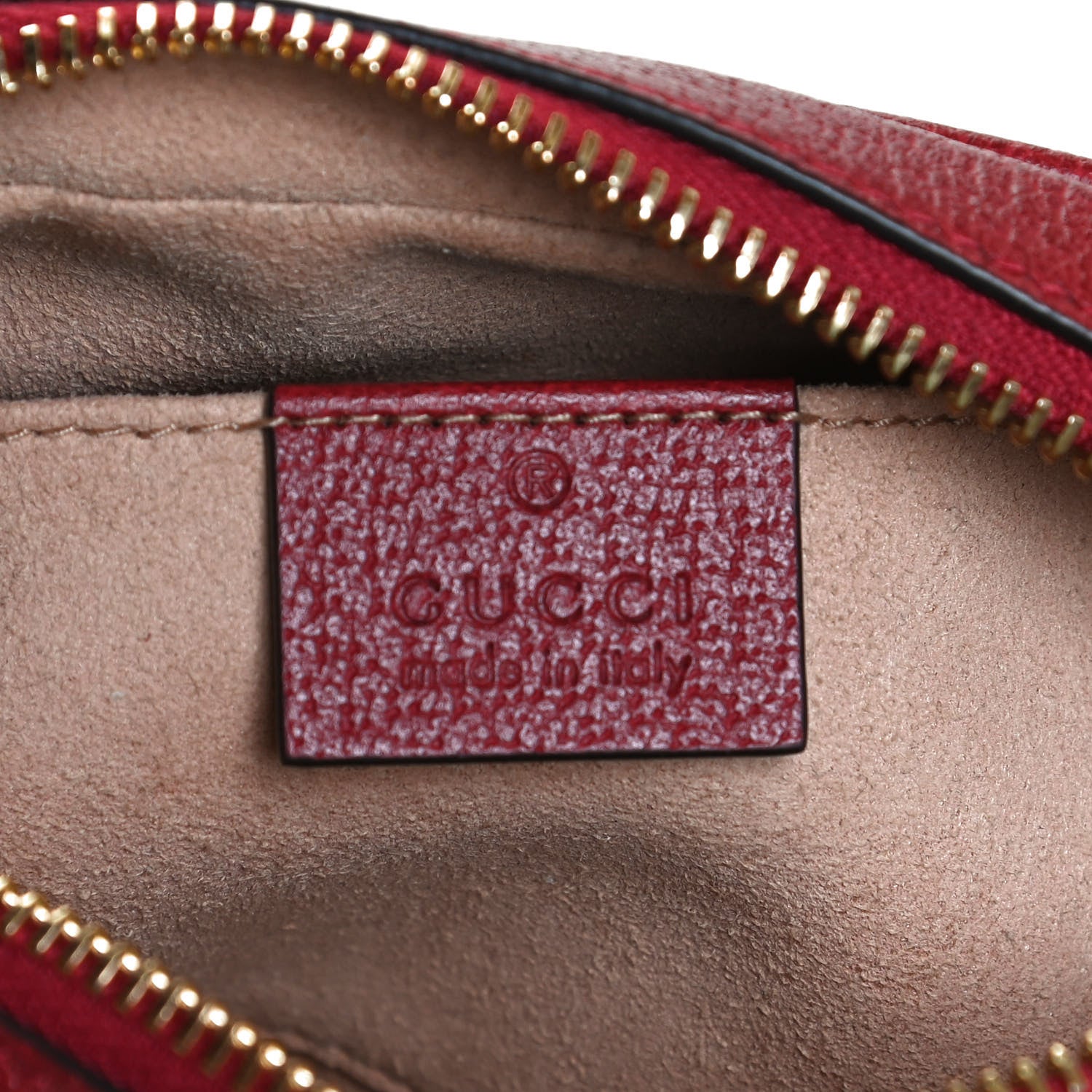Gucci GG Supreme Monogram Flora Web Mini Ophidia Shoulder Bag Red 5 of 10