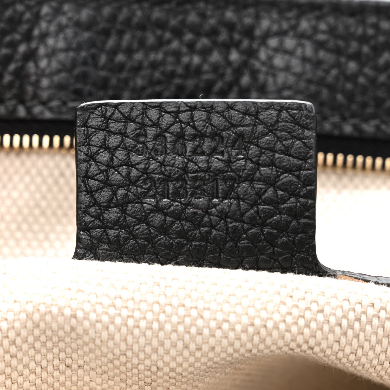 Gucci Pebbled Calfskin Medium Soho Flap Crossbody Black 7 of 10