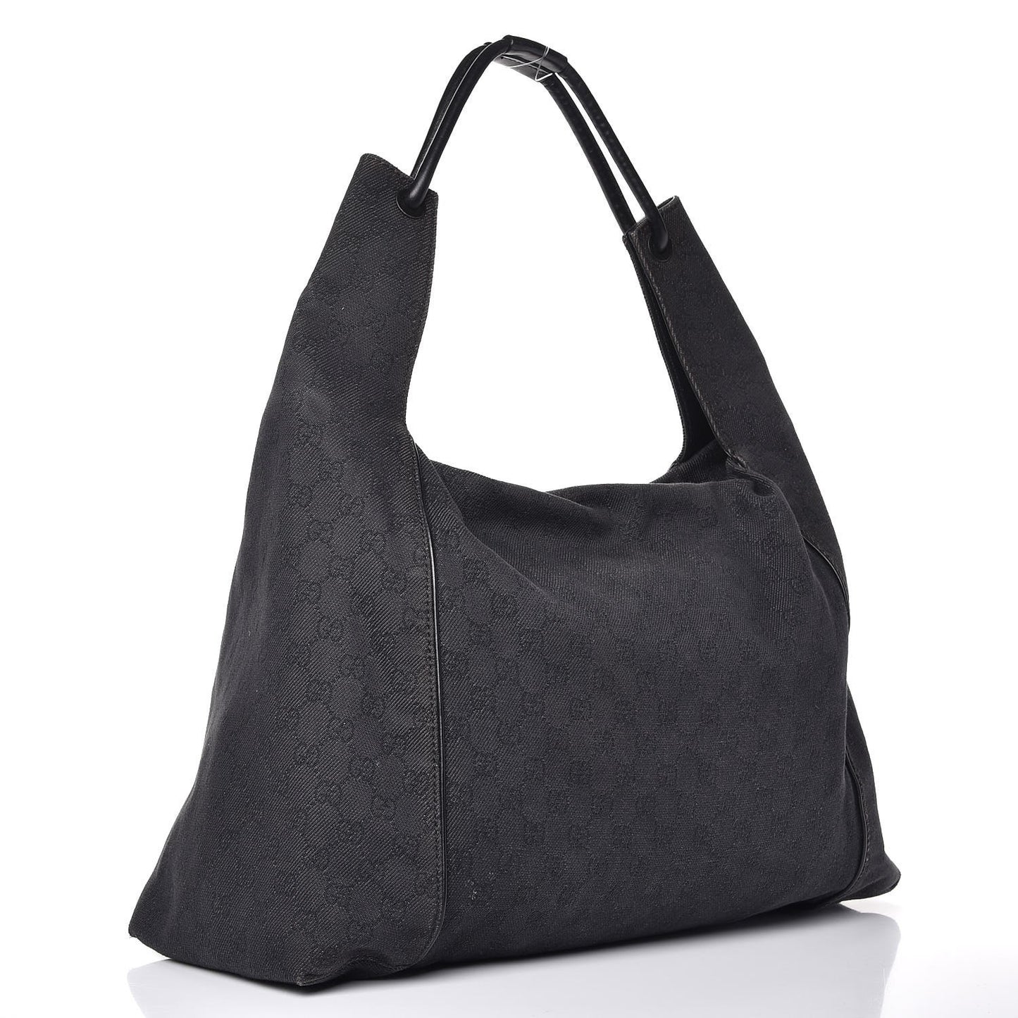 Denim Monogram Hobo Black