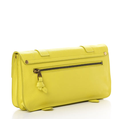 Proenza Schouler Lambskin PS1 Pochette Clutch Lemon 2 of 7
