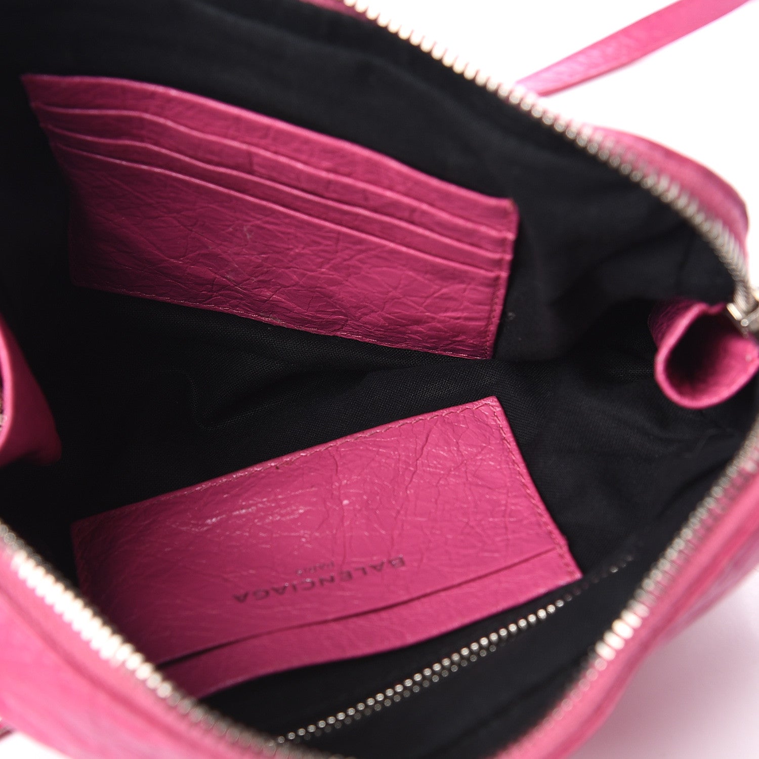 Balenciaga Agneau Arena Classic Silver Hardware XS Reporter Crossbody Rose Flamingo 4 of 11