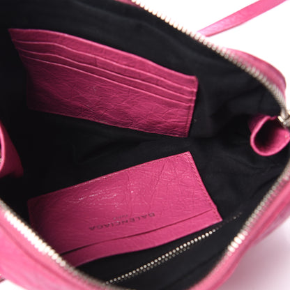 Balenciaga Agneau Arena Classic Silver Hardware XS Reporter Crossbody Rose Flamingo 4 of 11