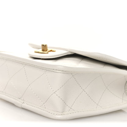 Chanel Caviar School Memory Mini Top Handle Flap White 10 of 12