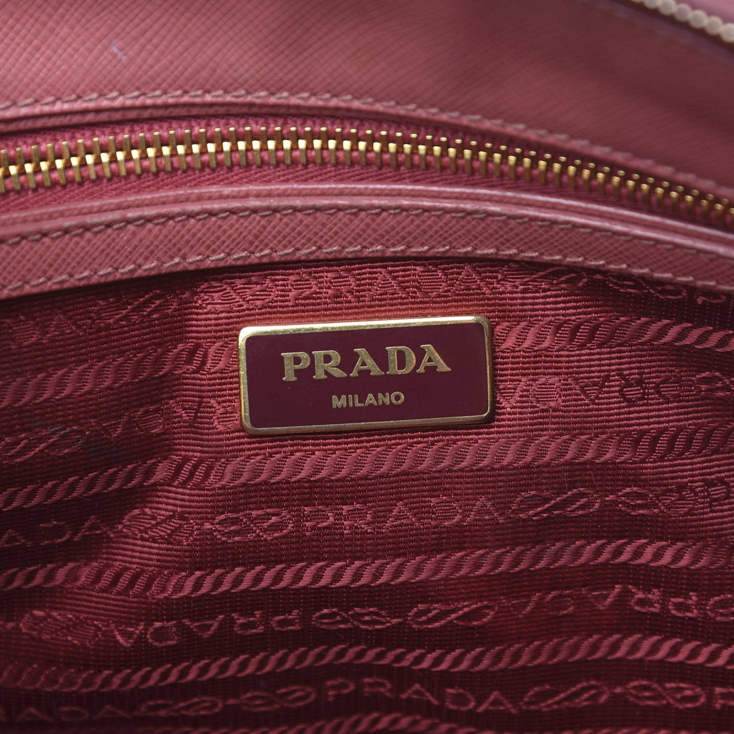 Saffiano Small Galleria Double Zip Tote Petalo