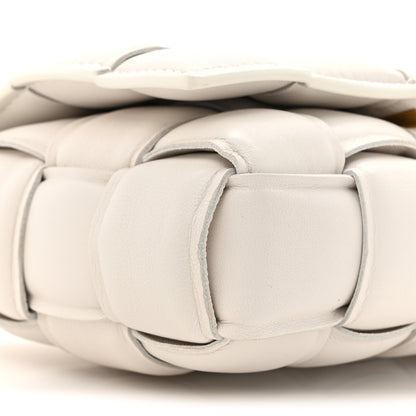 Bottega Veneta Nappa Maxi Intrecciato Small Padded Cassette Crossbody Bag Chalk Chalk 10 of 10