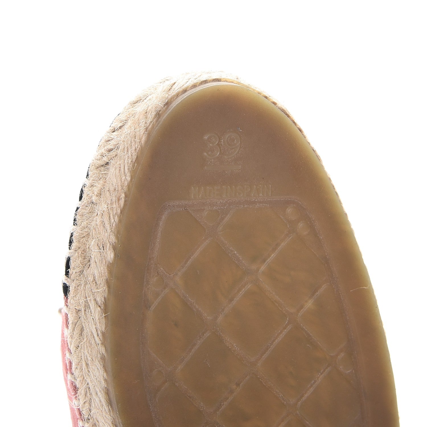 Chanel Suede Pearl CC Espadrilles 39 Pink 6 of 11