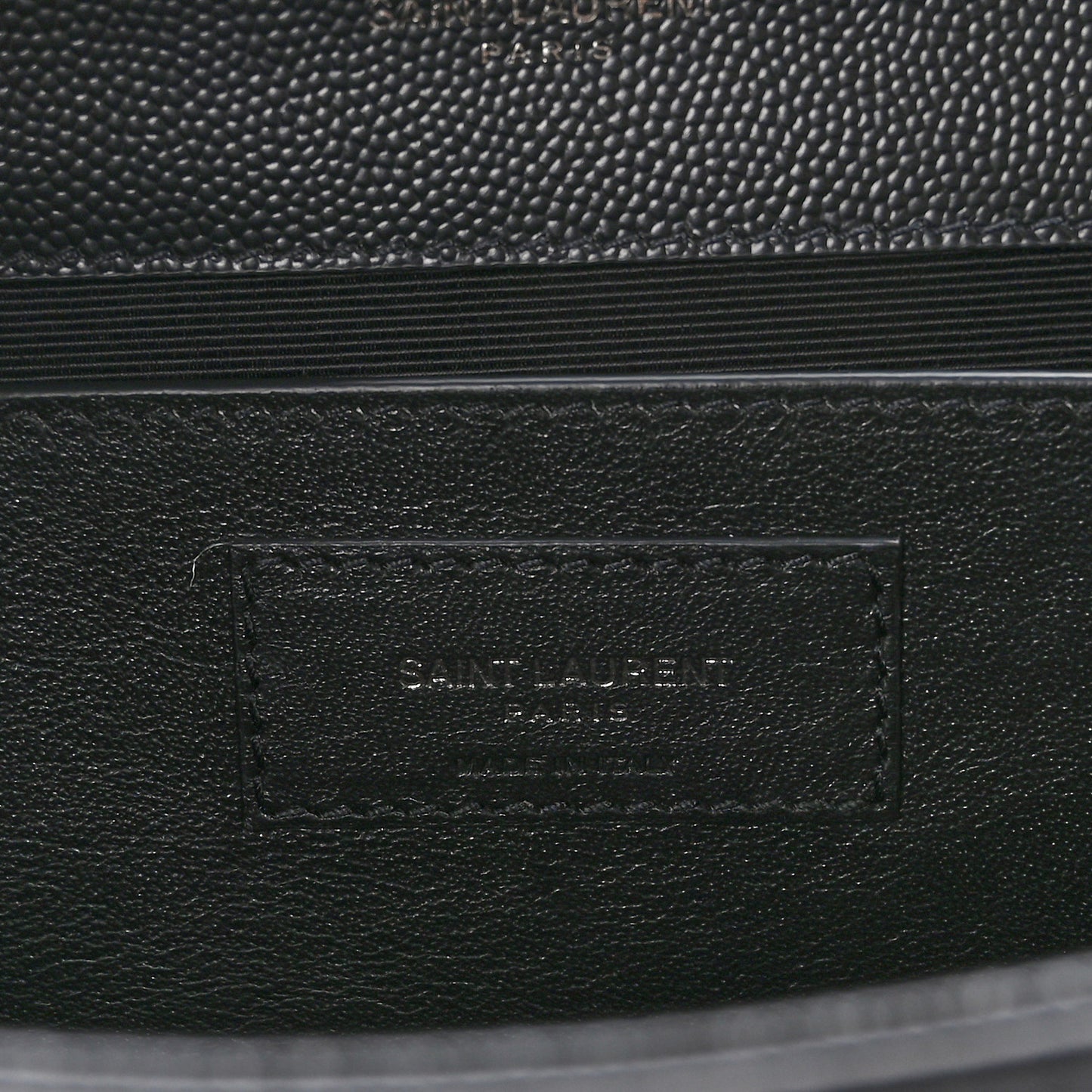 Grain De Poudre Medium Classic Monogram Monochrome Kate Satchel Black