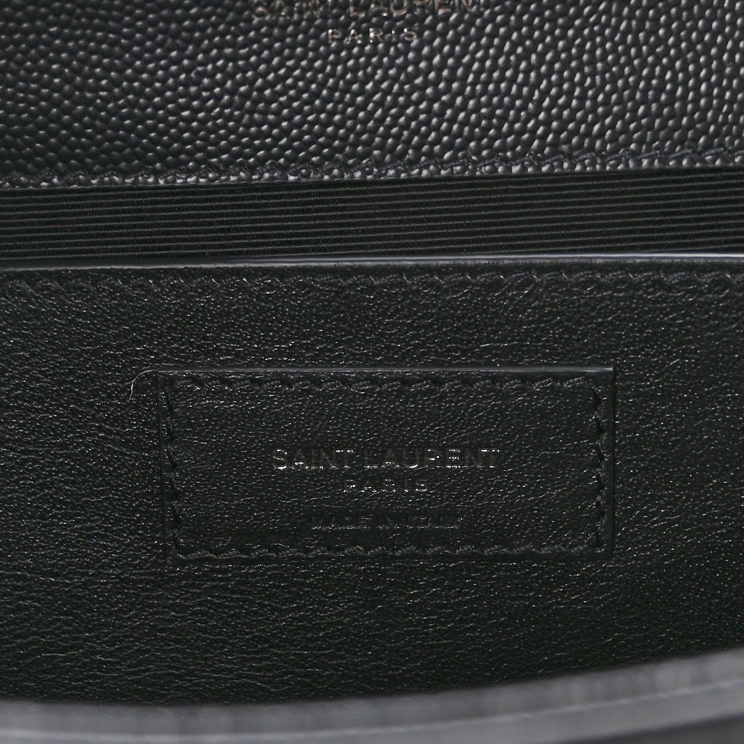 Saint Laurent Grain De Poudre Medium Classic Monogram Monochrome Kate Satchel Black 6 of 10
