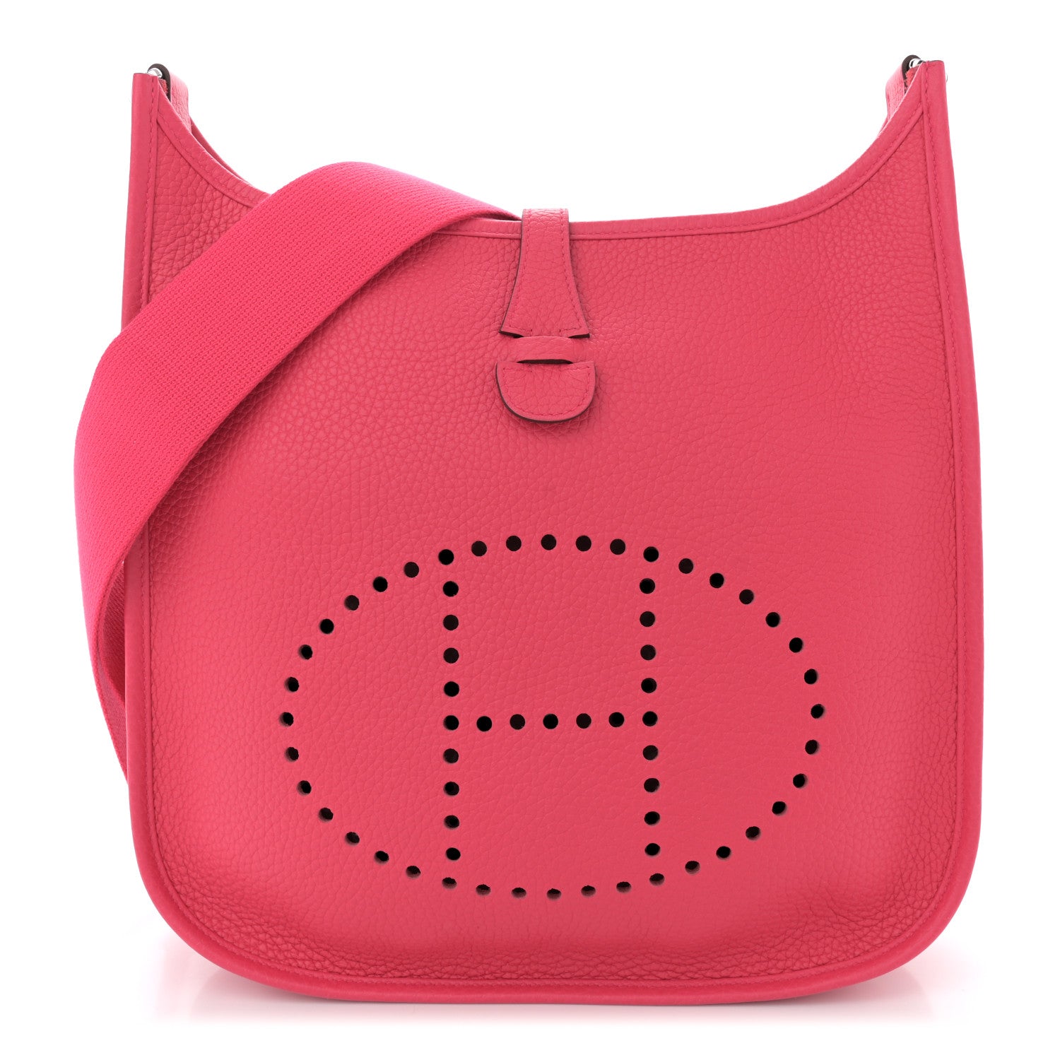 Hermes Taurillon Clemence Evelyne III PM Rose Extreme 1 of 11