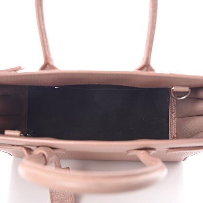 Saint Laurent Grained Calfskin Baby Sac De Jour Antique Rose 5 of 21