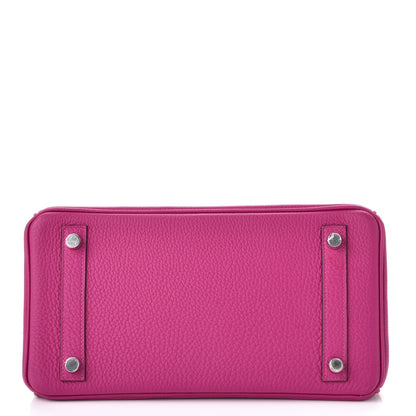 Hermes Togo Birkin 25 Rose Pourpre 7 of 36