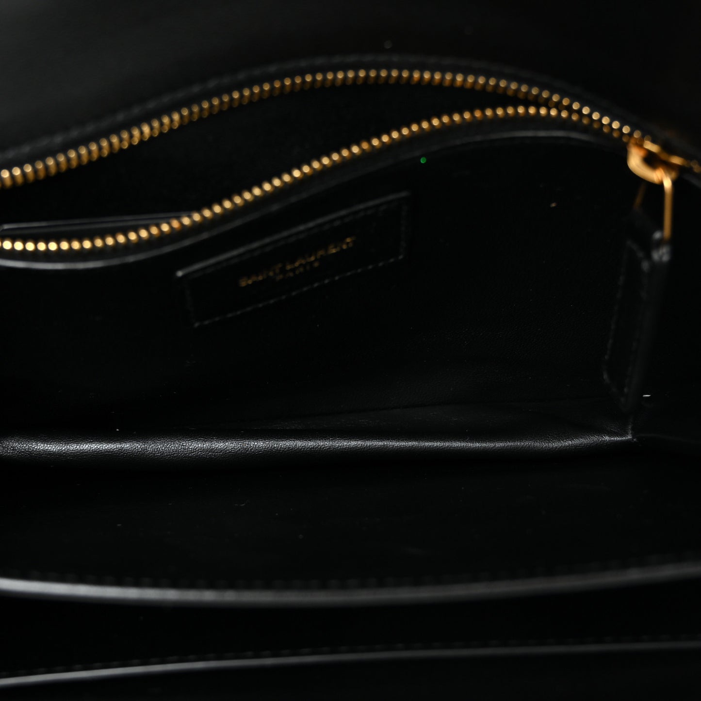 Smooth Calfskin Le Maillon Satchel Black
